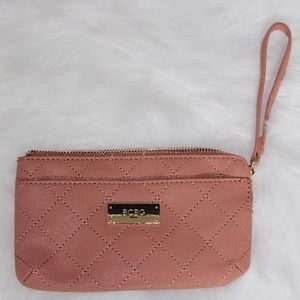 Mauve BCBG Clutch Wristlet